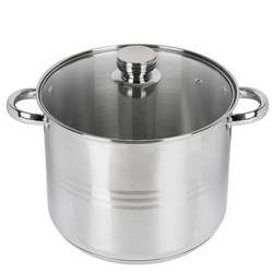 Edelstahl Kochtopf Glasdeckel Topf Suppentopf Universaltopf Induktion 6L