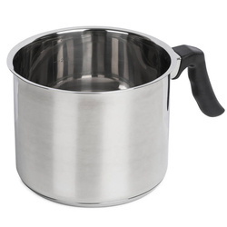 Milchtopf Edelstahl 1,5L Milchkochtopf Stieltopf Topf Simmertopf Induktion