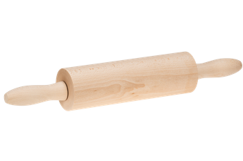 Nudelholz 24cm Holzroller Mini Teigrolle, Backrolle Holz, Teigausroller Spielzeug Kinder