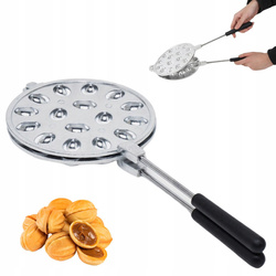 Metall Nussbäcker Nussformen Nussmaker Nuss Waffeleisen Backform Groß